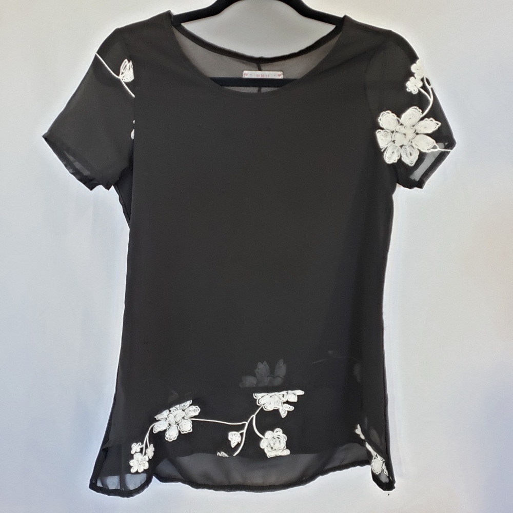 CHAO Han Xuan Embroidered layer chiffon - Picture 3 of 6